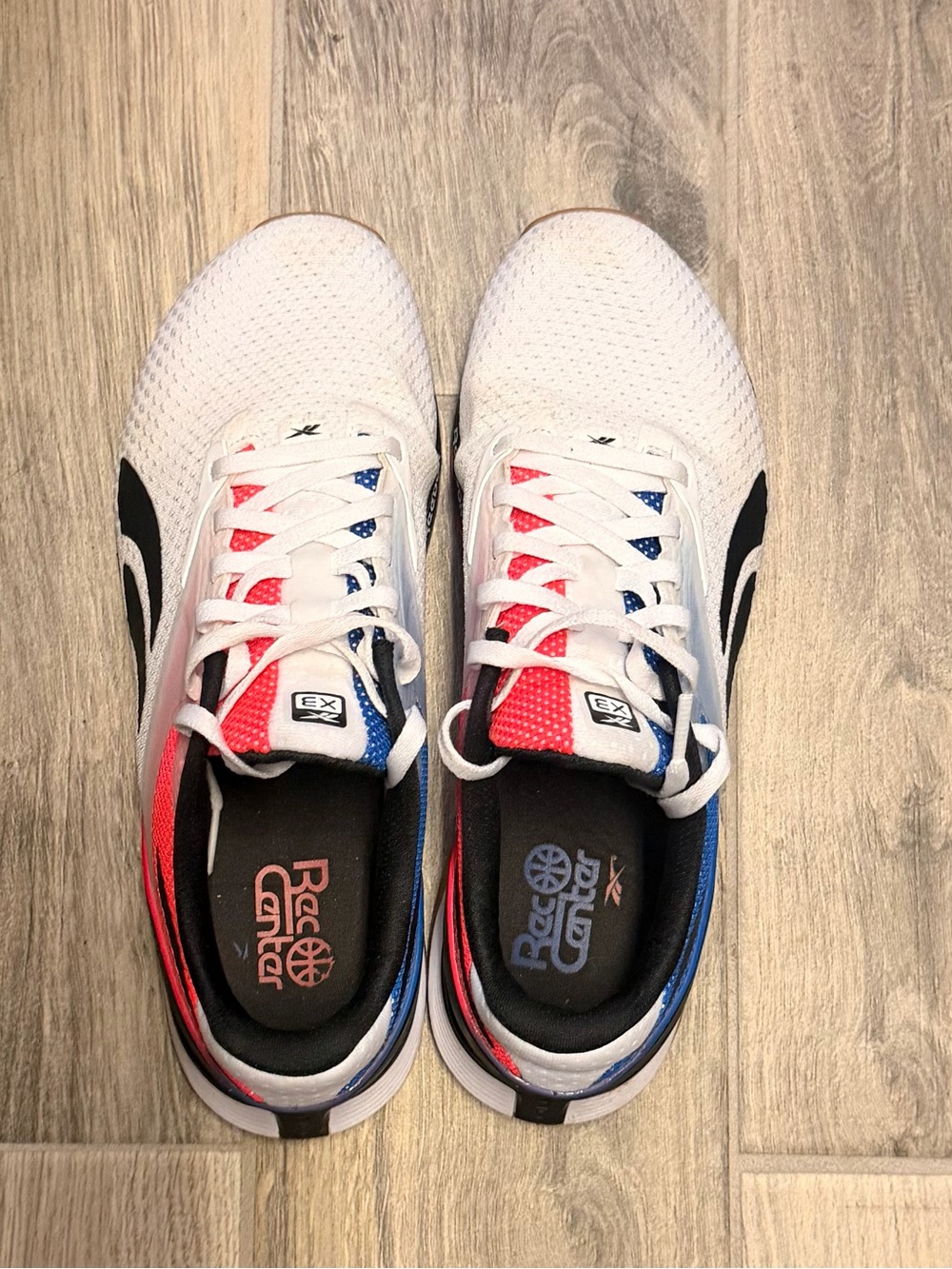 Reebok Nano X3 Blue Red Mismatched Sneakers unisex